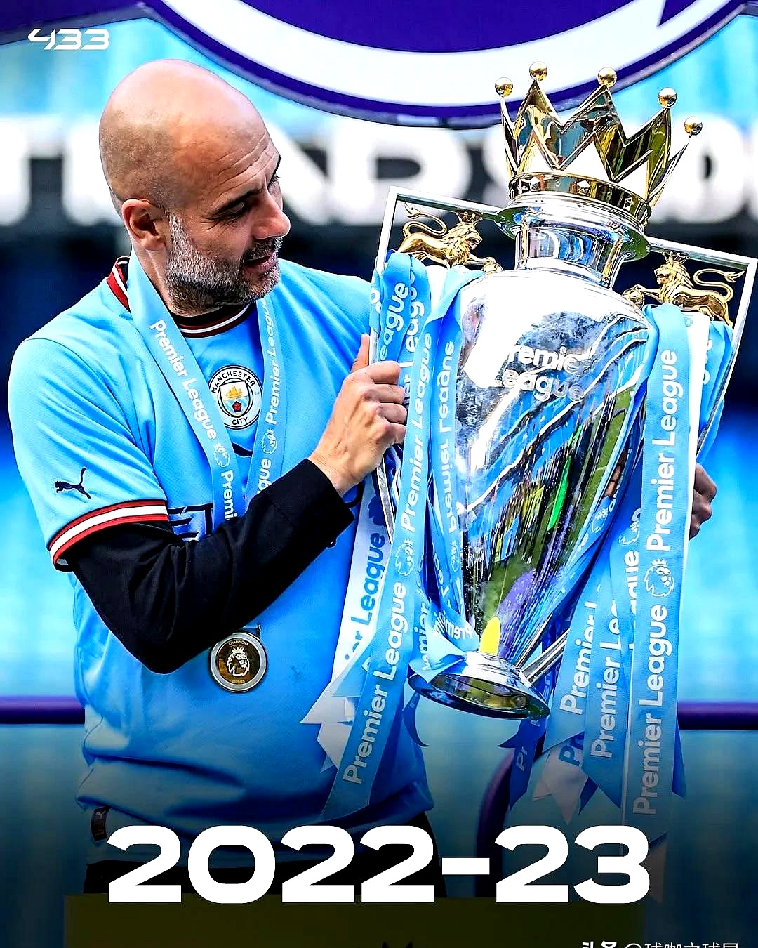 瓜迪奥拉如愿曼城再夺得英超榜首