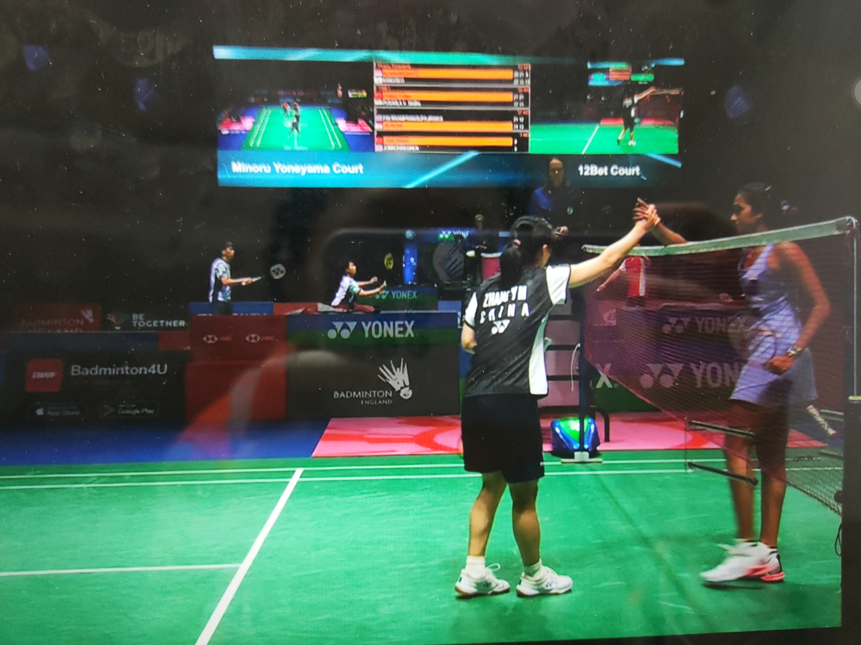 韩国羽毛球队翻盘日本羽毛球队，辛杜惊艳世界